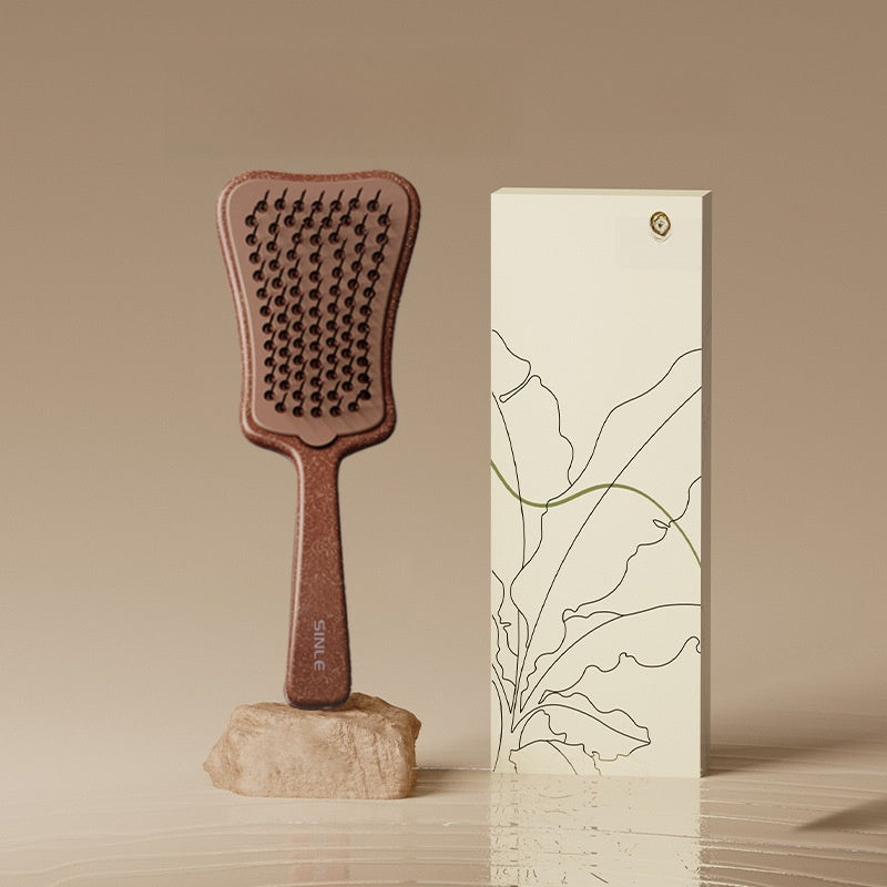Volumizing Hair Comb with Self-Cleaning Feature