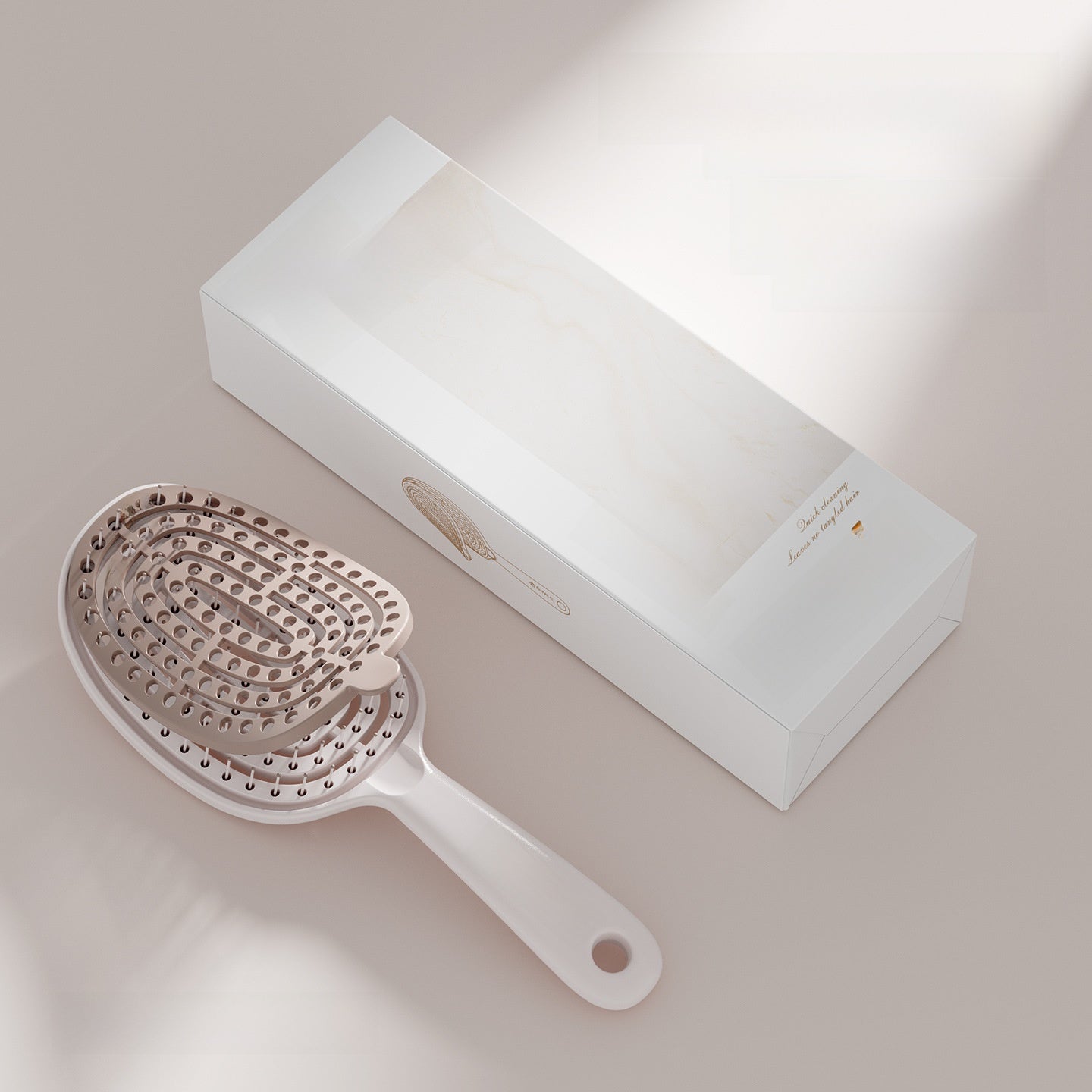Volumizing Hair Comb with Self-Cleaning Feature