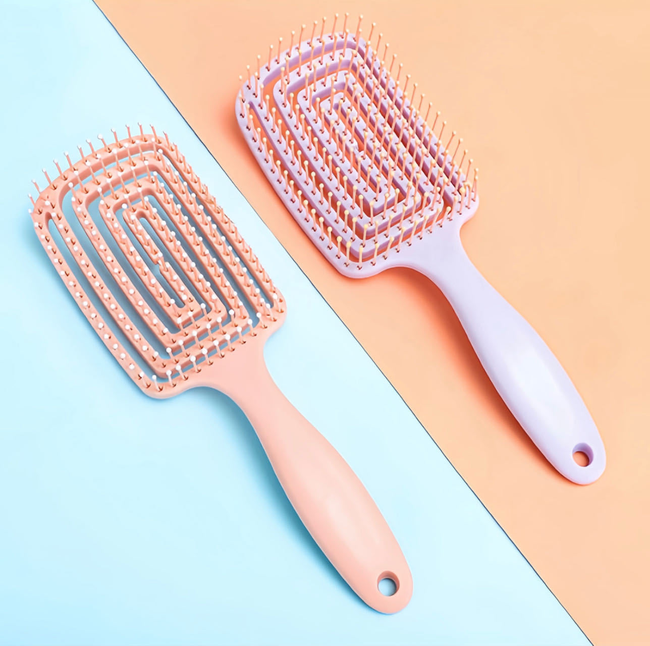 Volumizing Hair Styling Comb with Massage Bristles