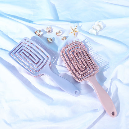 Volumizing Hair Styling Comb with Massage Bristles