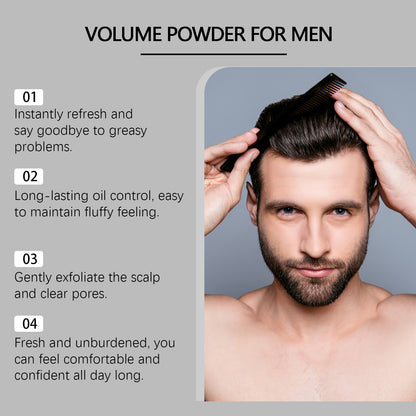 Volumizing Hair Styling Powder with Oil Control