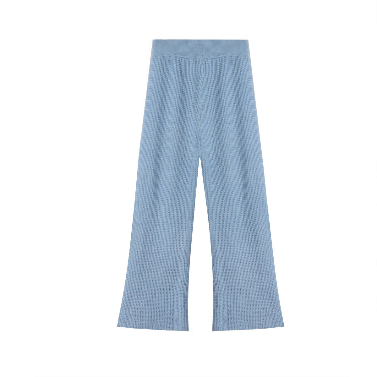 Waffle Knit Zip-Up Hoodie and Pants Set