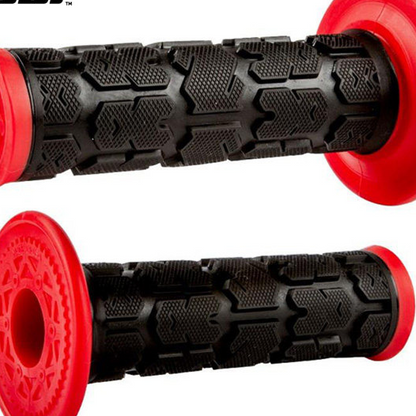 Waffle Motorcycle Handlebar Grips