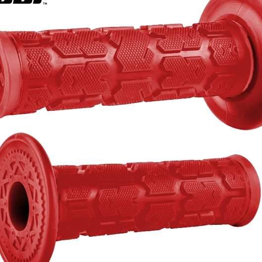 Waffle Motorcycle Handlebar Grips
