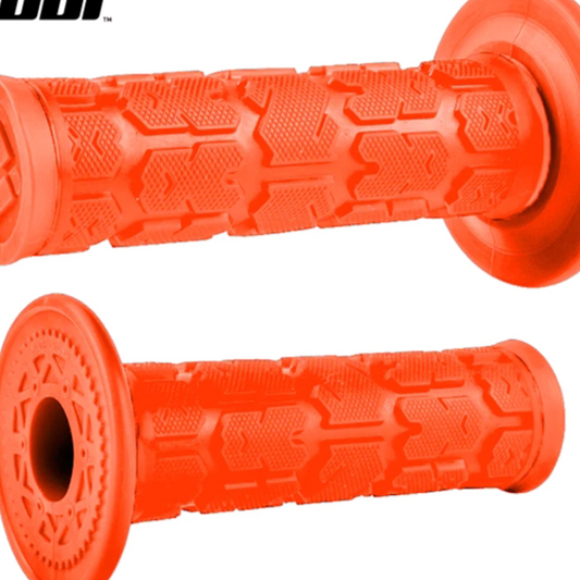 Waffle Motorcycle Handlebar Grips