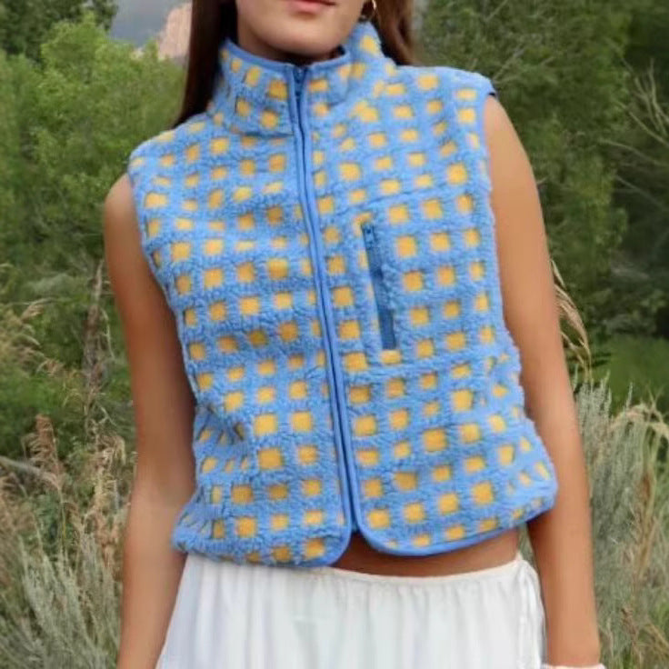 Waffles Fleece Vest