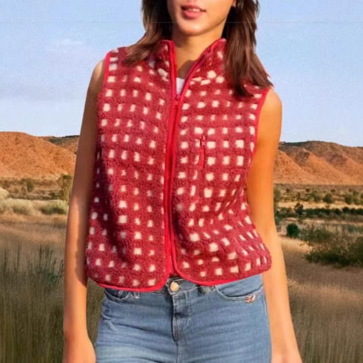 Waffles Fleece Vest