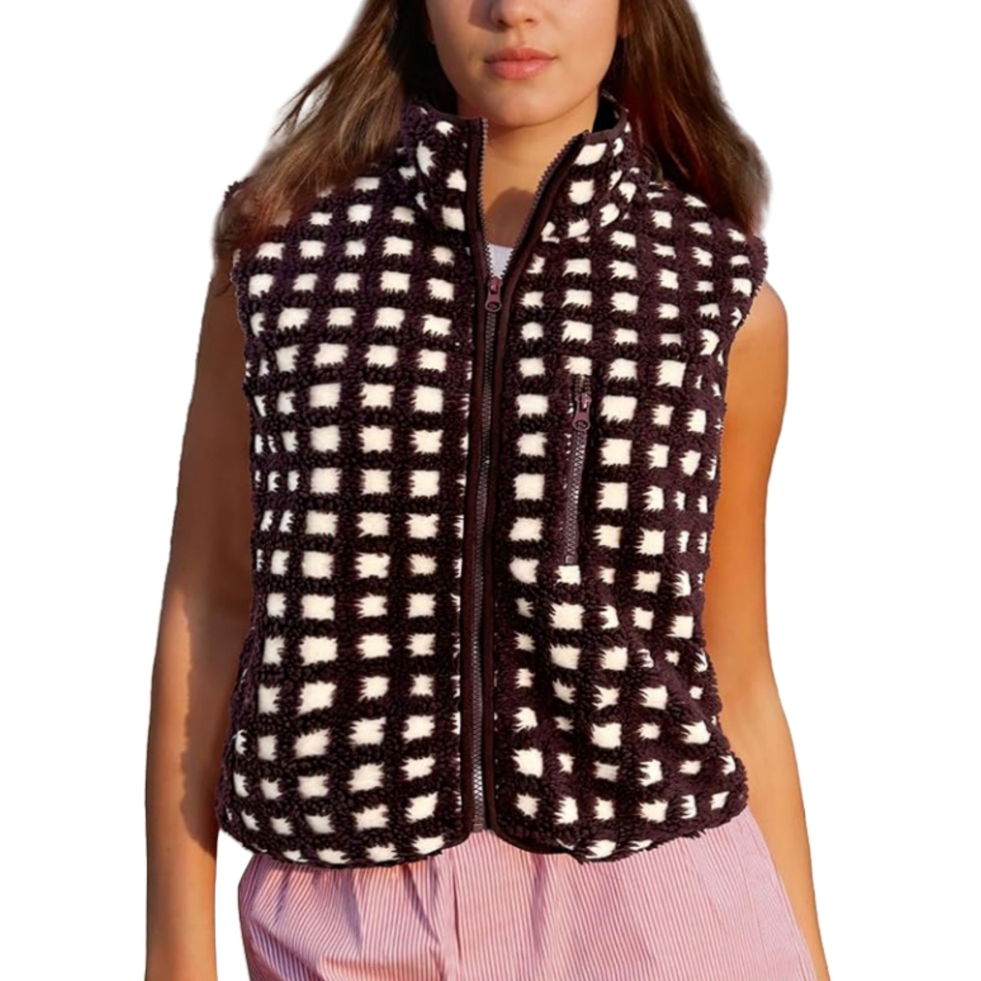 Waffles Fleece Vest
