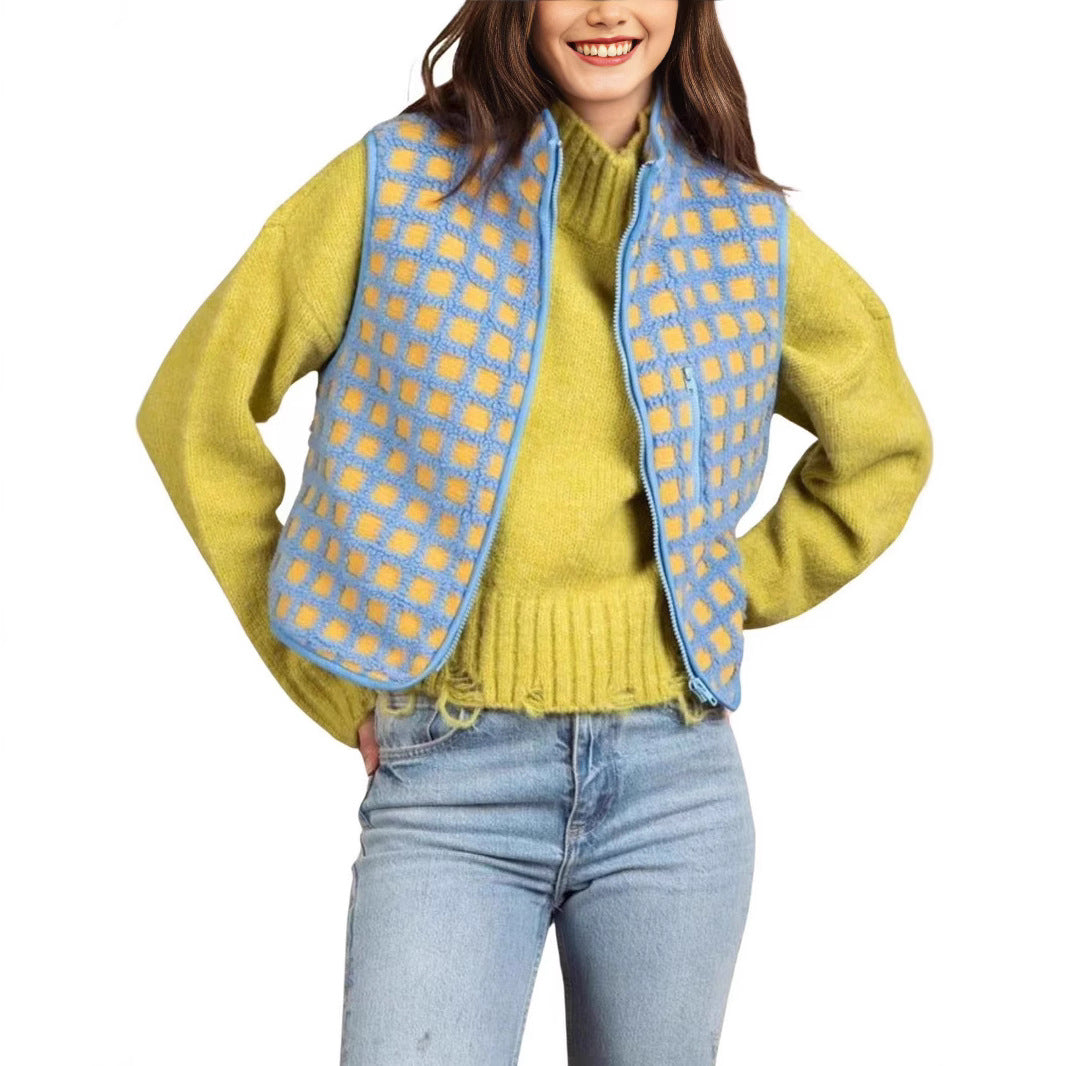 Waffles Fleece Vest