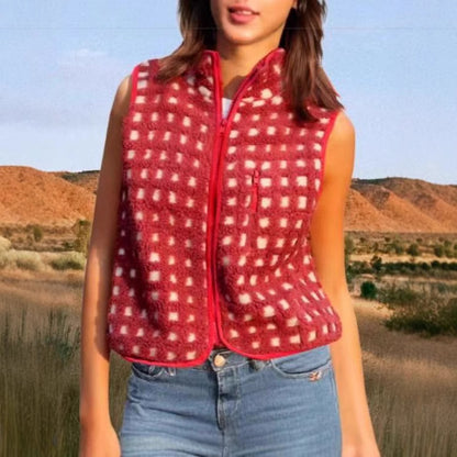 Waffles Fleece Vest