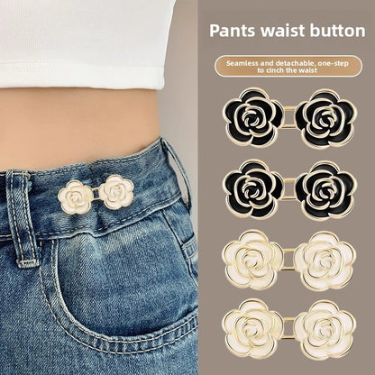 Waist Artifact Rose Button