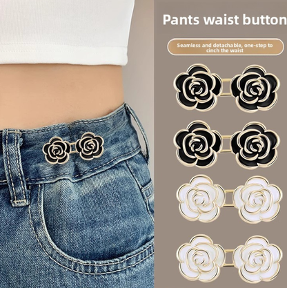 Waist Artifact Rose Button