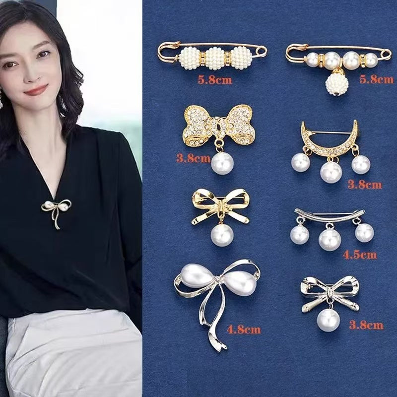 Waist-cinching anti-glare brooch