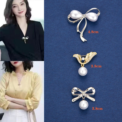Waist-cinching anti-glare brooch