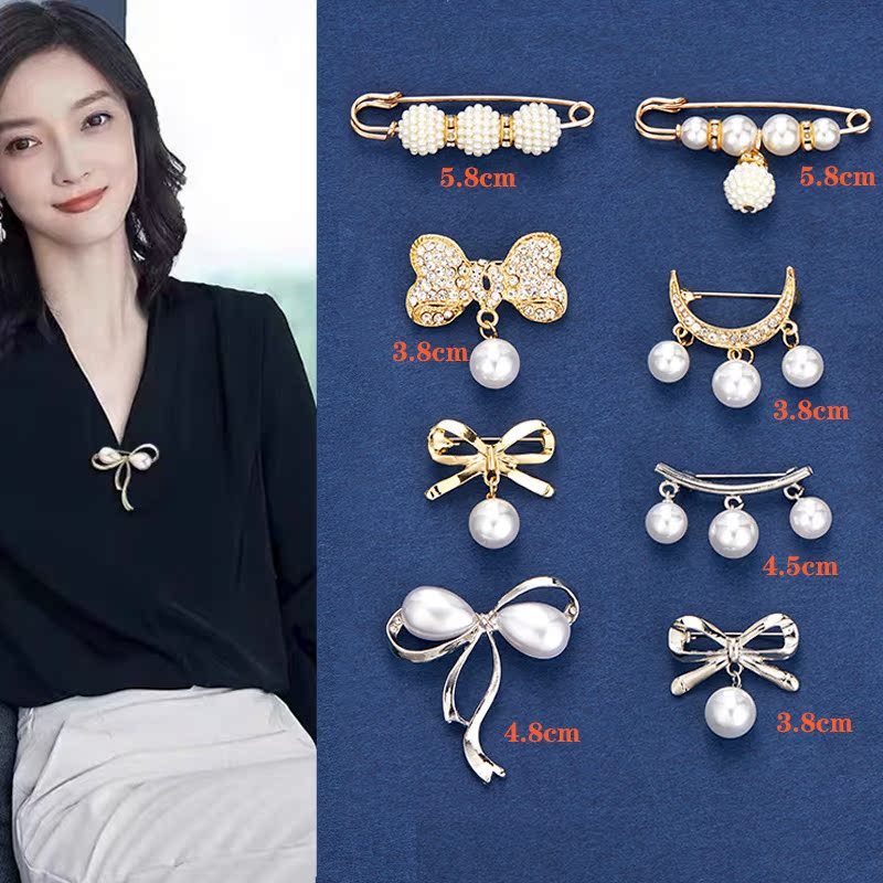 Waist-cinching anti-glare brooch
