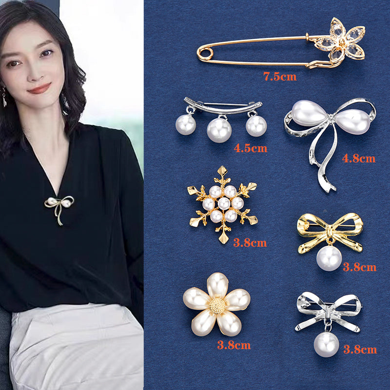 Waist-cinching anti-glare brooch
