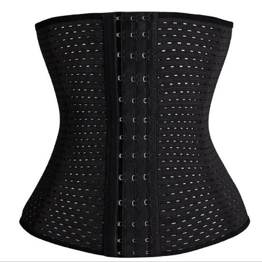 Waist-cinching, tummy-shaping, breathable, hollowed-out shaping belt