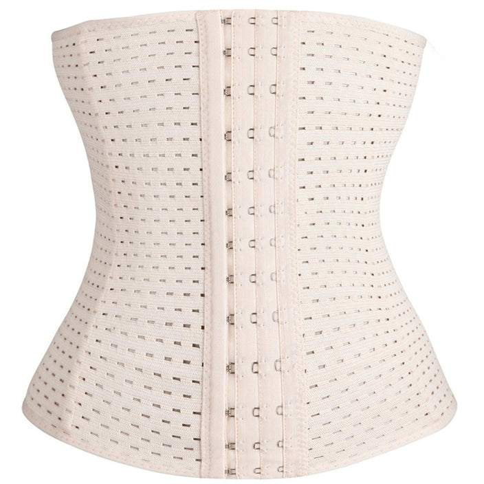 Waist-cinching, tummy-shaping, breathable, hollowed-out shaping belt