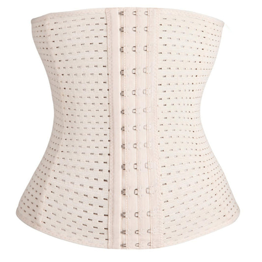 Waist-cinching, tummy-shaping, breathable, hollowed-out shaping belt
