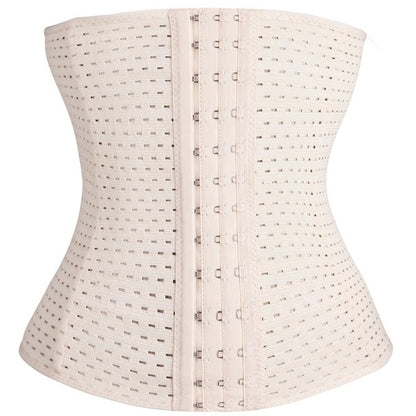 Waist-cinching, tummy-shaping, breathable, hollowed-out shaping belt