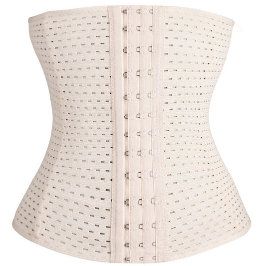 Waist-cinching, tummy-shaping, breathable, hollowed-out shaping belt
