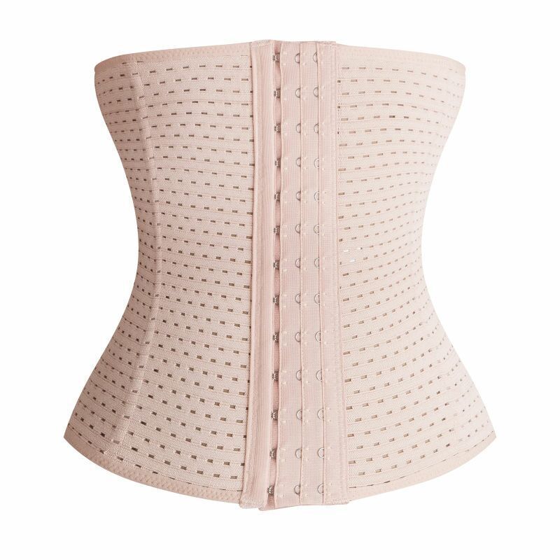 Waist-cinching, tummy-shaping, breathable, hollowed-out shaping belt