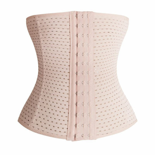 Waist-cinching, tummy-shaping, breathable, hollowed-out shaping belt