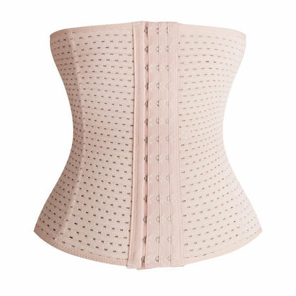 Waist-cinching, tummy-shaping, breathable, hollowed-out shaping belt