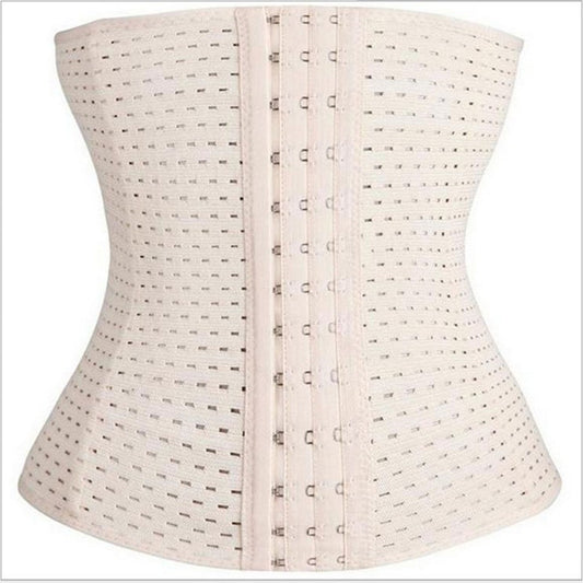 Waist-cinching, tummy-shaping, breathable, hollowed-out shaping belt