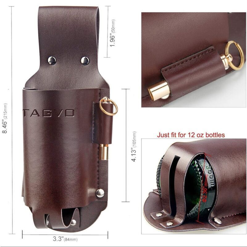 Waist-Mounted Outdoor Beer Can Holder