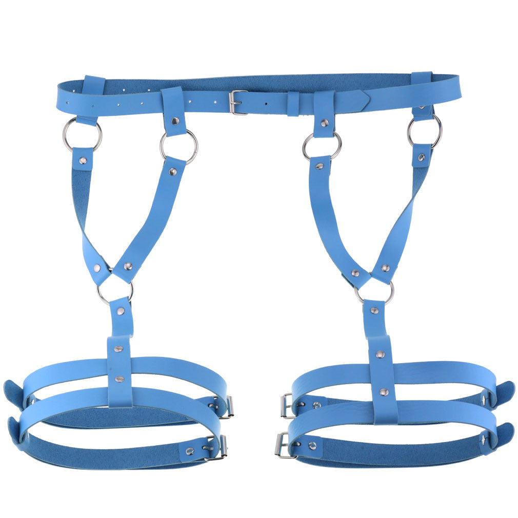 Waist-shaping and buttock-raising belt with integrated leg ring