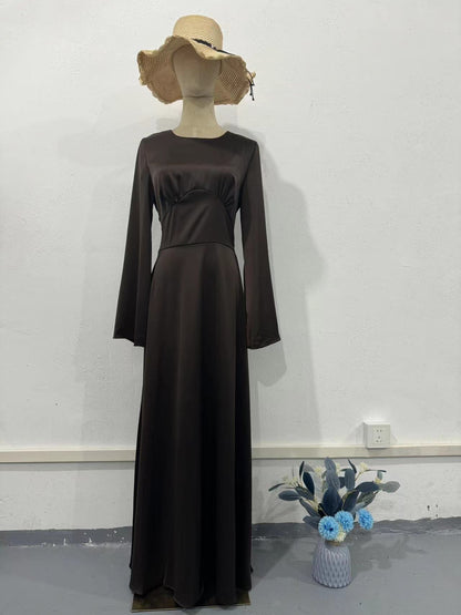 Waist Tie Long Sleeve Dress
