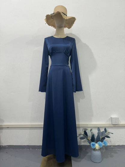 Waist Tie Long Sleeve Dress