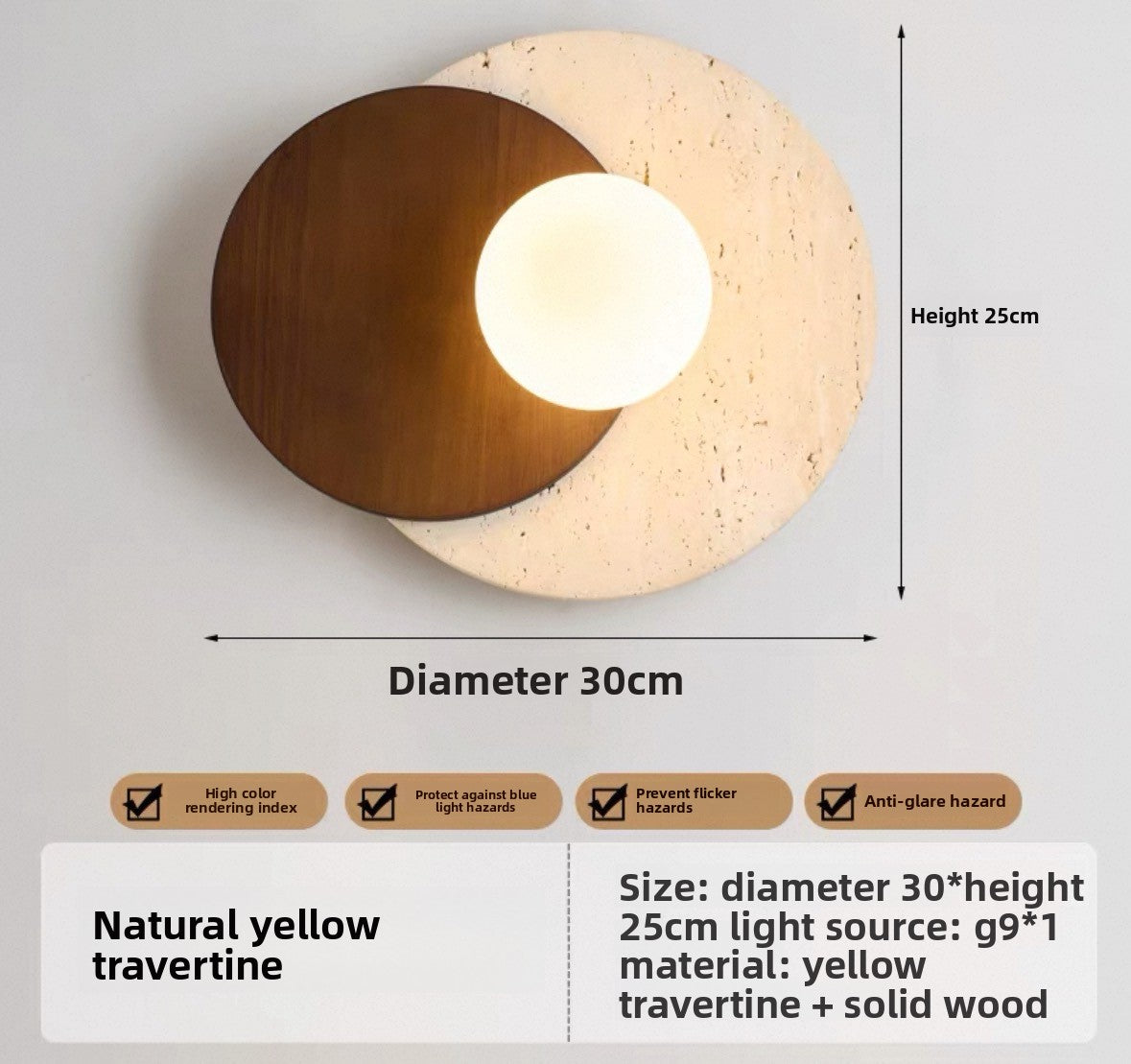 Wall Lamp with LED Lighting