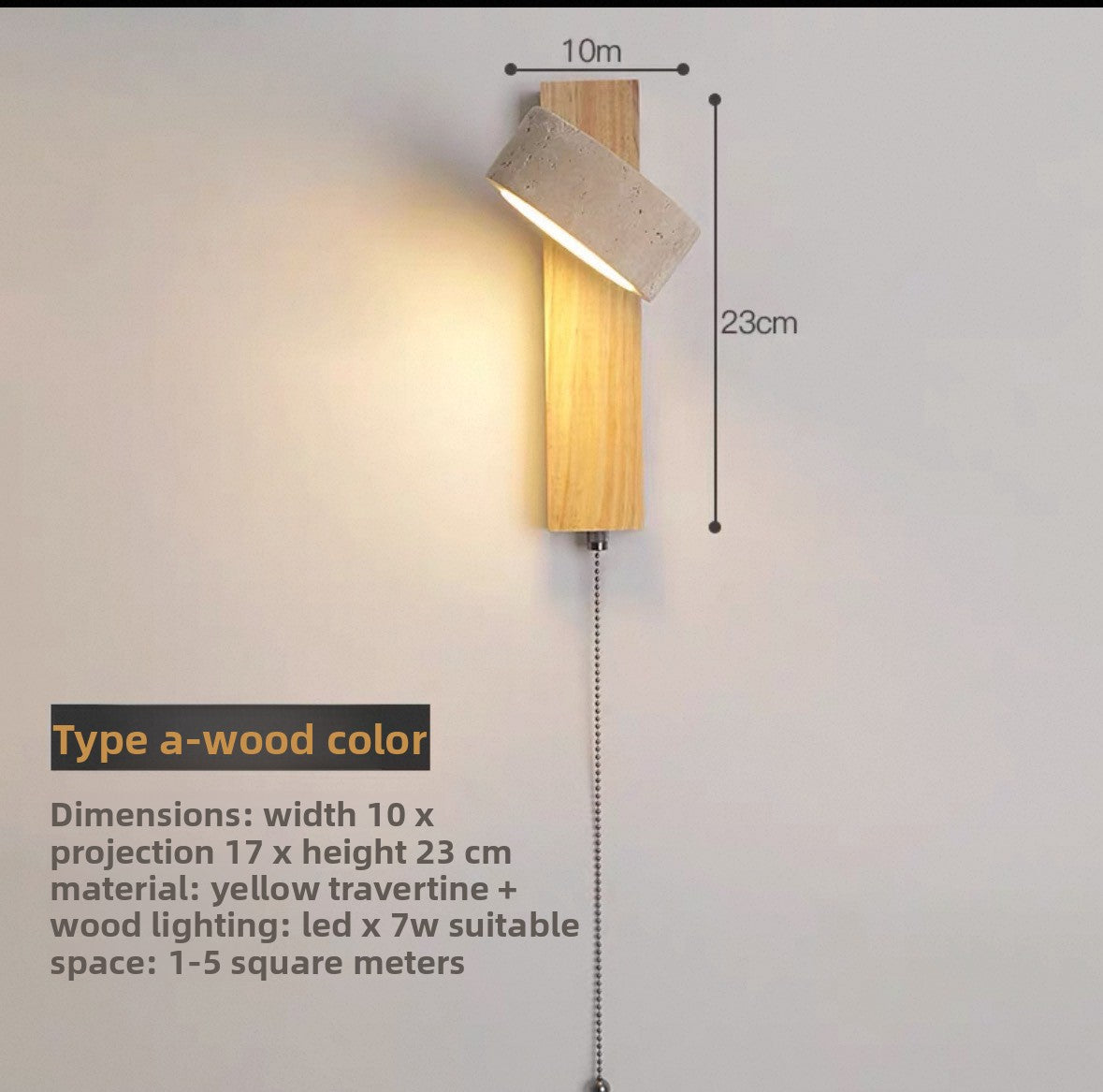 Wall Lamp with LED Lighting