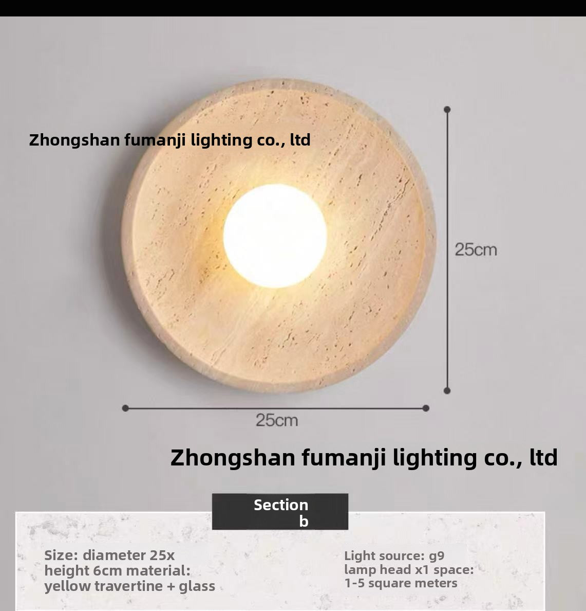 Wall Lamp with LED Lighting
