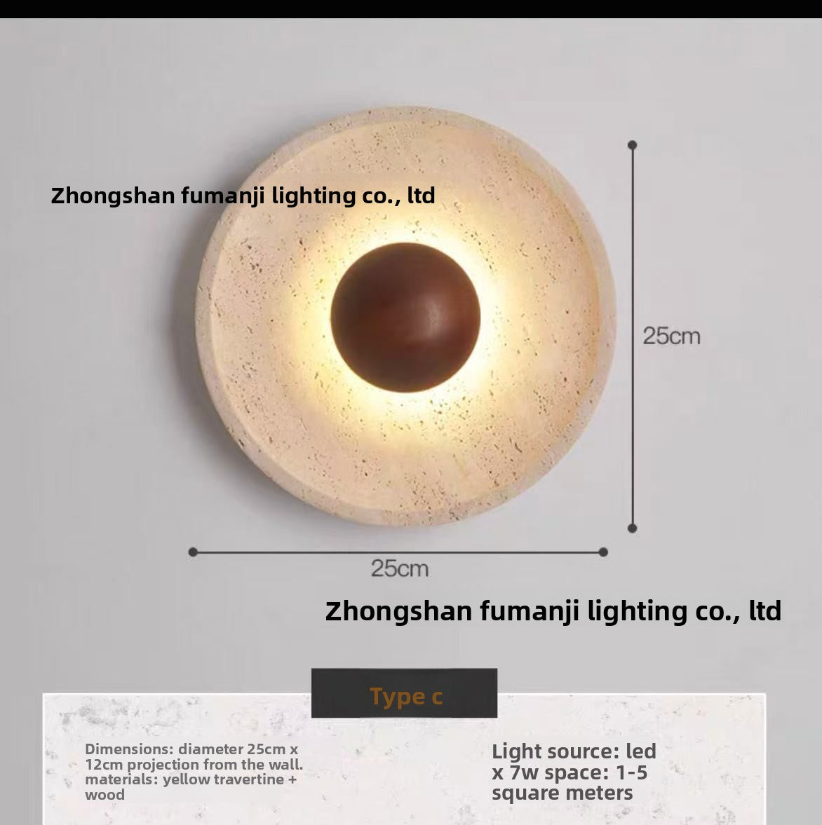 Wall Lamp with LED Lighting
