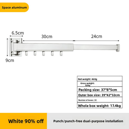 Wall Mount Foldable Drying Rack