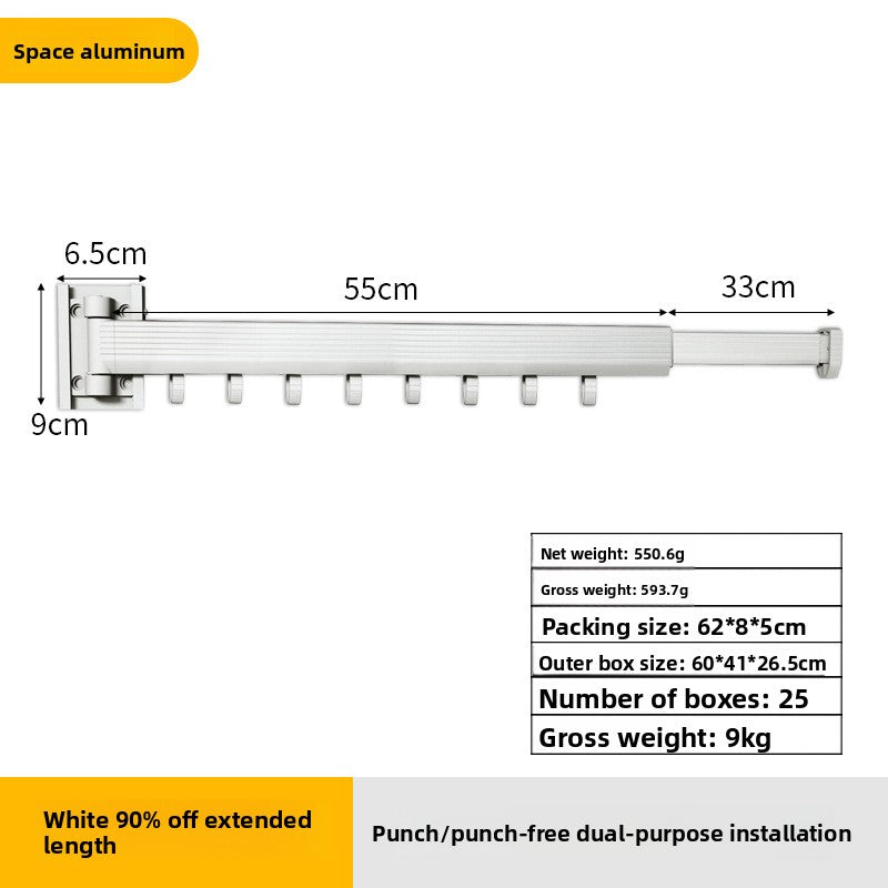 Wall Mount Foldable Drying Rack
