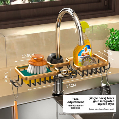 Wall Mount Kitchen Sink Drain Rack