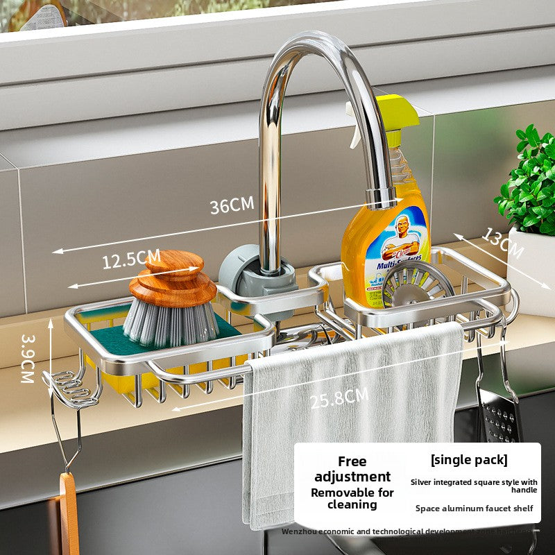 Wall Mount Kitchen Sink Drain Rack