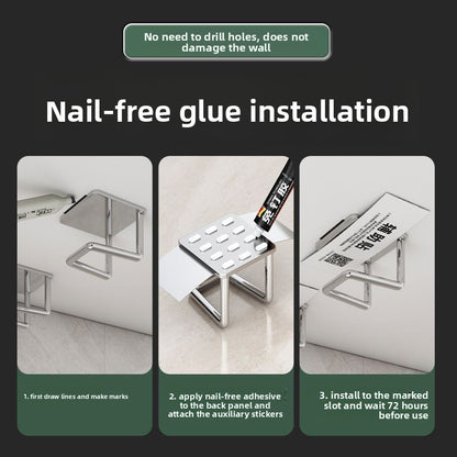 Wall Mount Kitchen Storage Rack