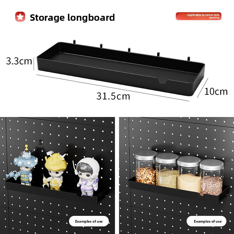 Wall Mount Pegboard Storage Organizer