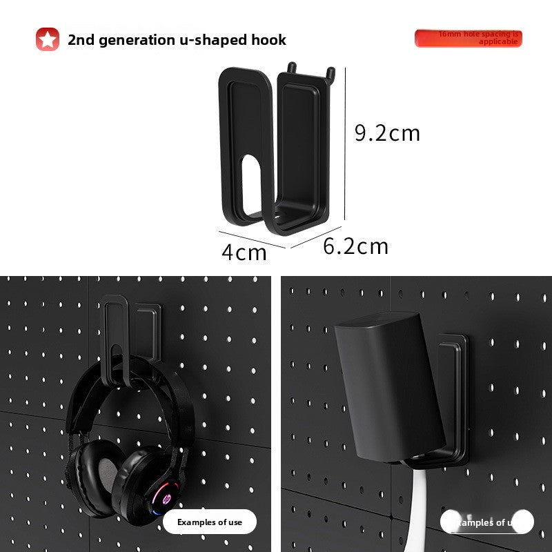 Wall Mount Pegboard Storage Organizer