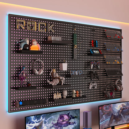 Wall Mount Perforated Organization Board
