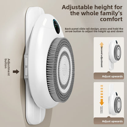 Wall-mounted automatic intelligent shower machine