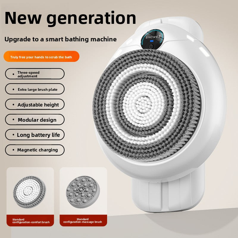 Wall-mounted automatic intelligent shower machine