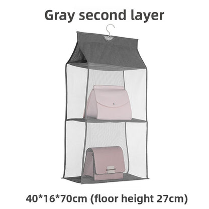 Wall-mounted bag storage bag