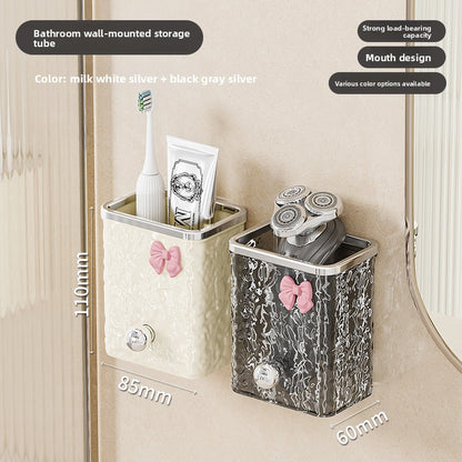 Wall Mounted Bathroom Organizer Storage Rack