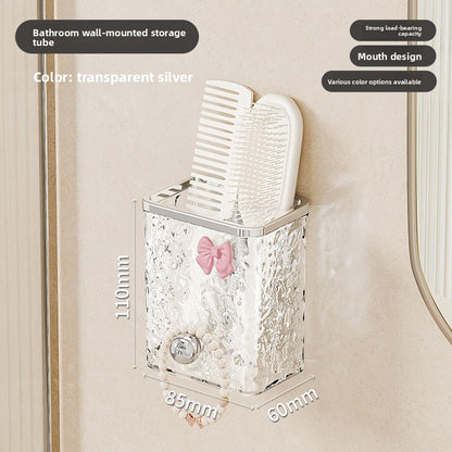 Wall Mounted Bathroom Organizer Storage Rack